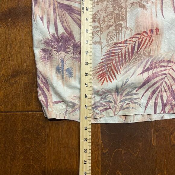 Tommy Bahama Hawaiian Cream Multicolored Silk Button Front Shirt Mens Size XXL - Picture 9 of 9